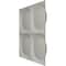 Ekena Millwork 11 7/8in. W x 11 7/8in. H Adonis EnduraWall Decorative 3D Wall Panel Covers 0.98 Sq. Ft. WP12X12ADCAC - alternate 2